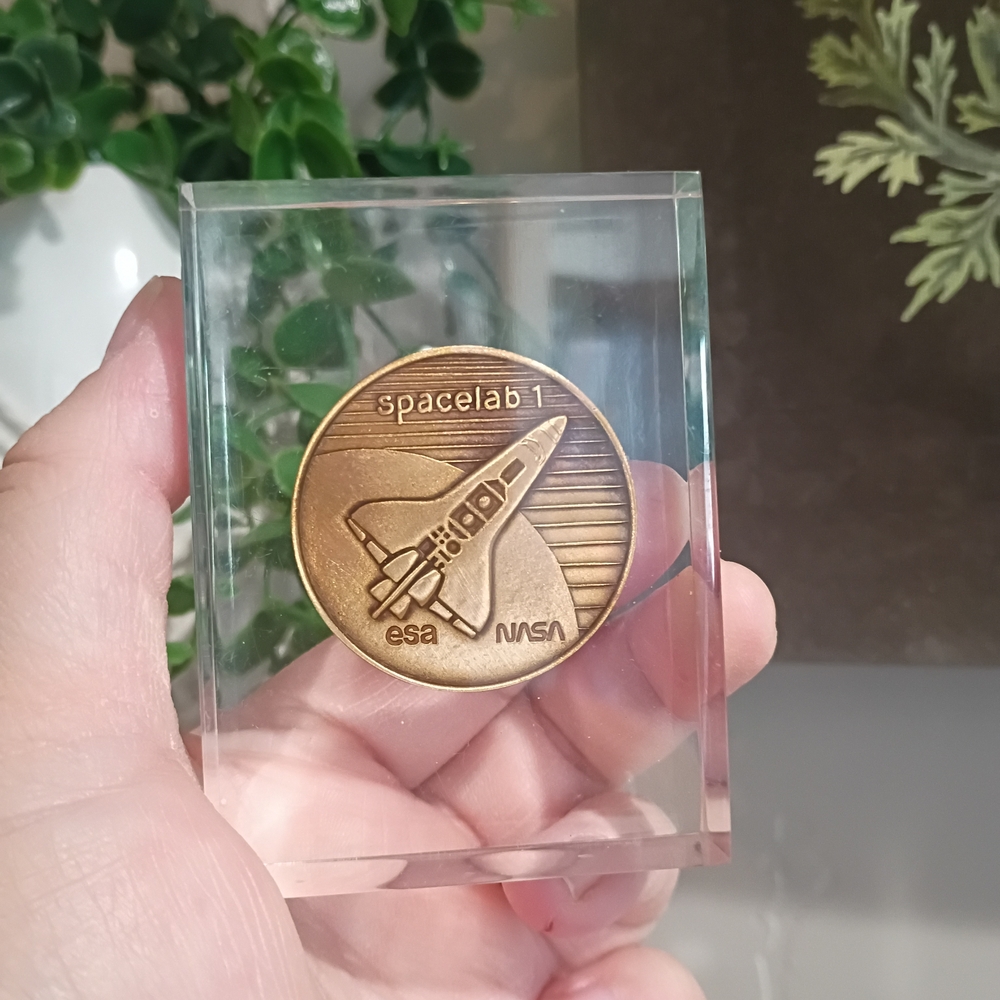 Vintage NASA Coin | Spacelab 1 | NASA Paperweight